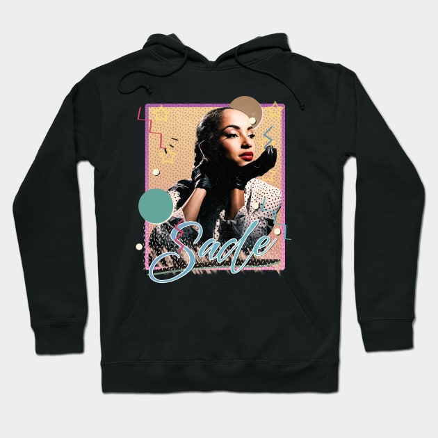 Sade || Retro Art Hoodie by Alaknanda prettywoman